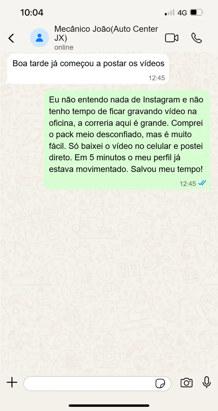 Depoimento real 1